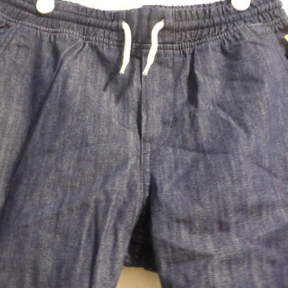 H&M | kids 12-13 years | Dark Blue Lightweight Pull-On Denim / Jean Shorts | NWT - Picture 8 of 16